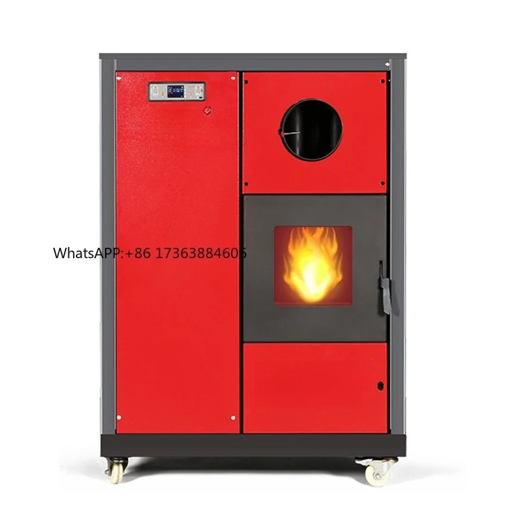 

Автоматическая печь-камин на биотопливе 2026 года с функцией очистки от пыли, работающая на древесных пеллетах, биомассе и опилках