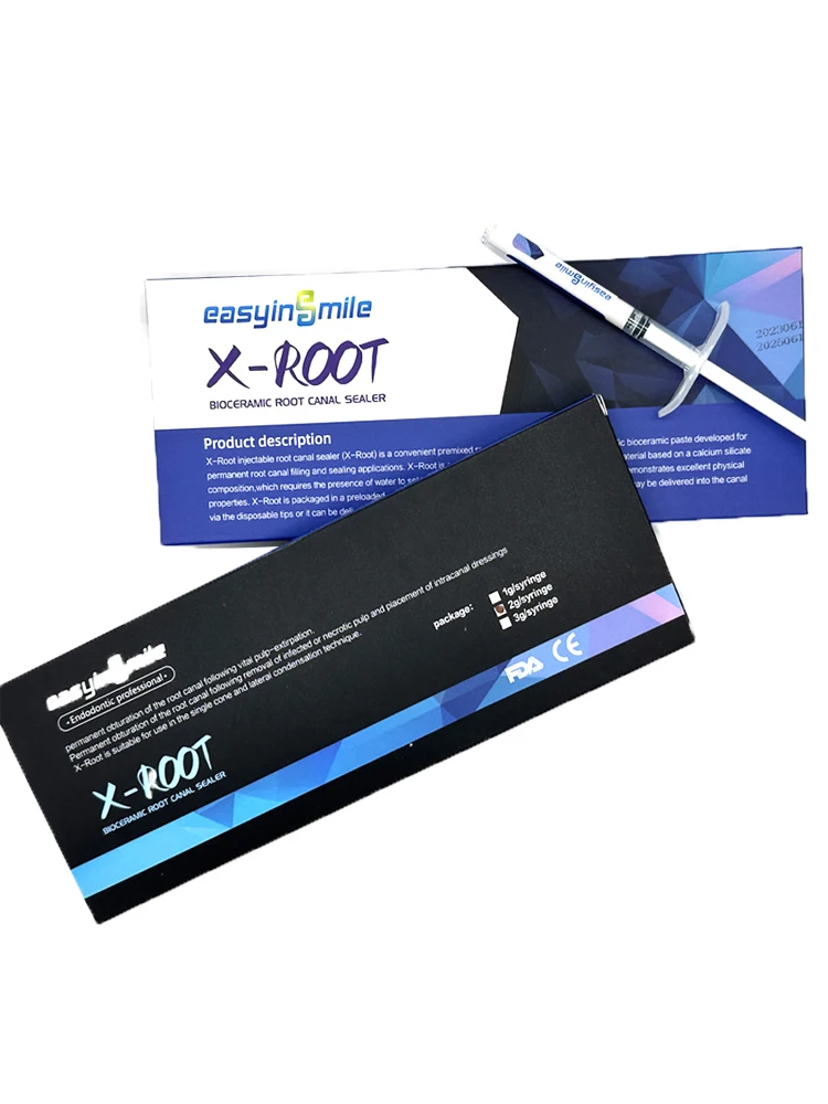 1/5Kit Easyinsmile Dental Endo X-Root Bioceramic sealer Endodonica root canal Composite Filling materials Resin Sealing Paste
