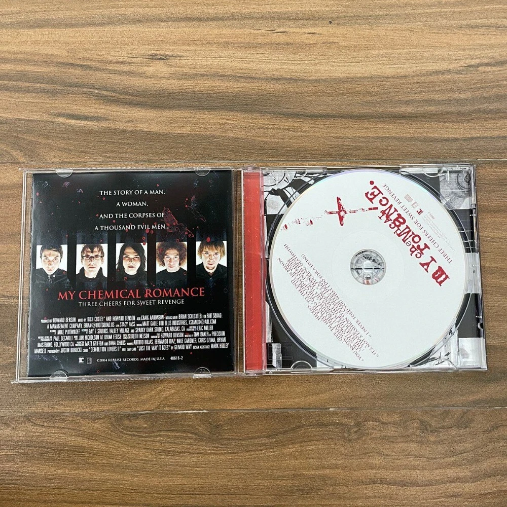 My Chemical Romance Three Cheers For Sweet Revenge CD Emo Punk Rock Classic Brand New Sealed In Stock