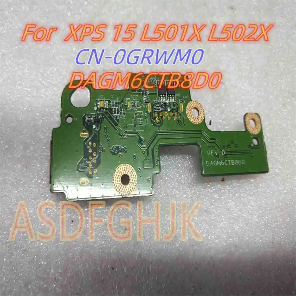 Original For Dell XPS 15 L501X L502X USB I/O CIRCUIT Board  CN-0GRWM0 GRWM0 DAGM6CTB8D0 100% Working Perfect