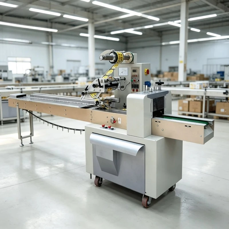 Flow Pack High Speed Packaging Machine Multi Funckion Pillow Packing Machines Servo Type Plastic