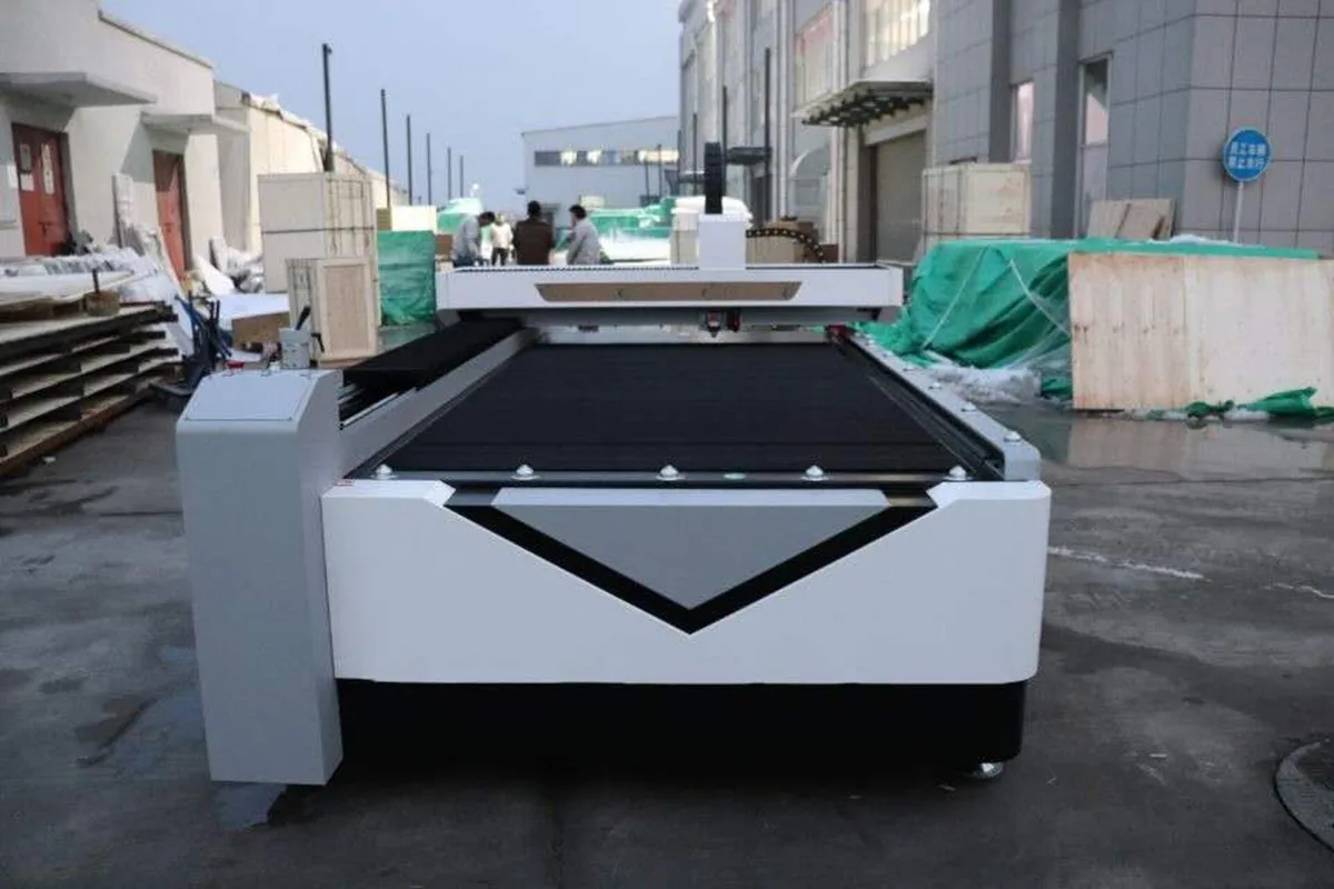 Two Heads Combo Laser Cutter Machine Co2 Laser and Fiber Laser Cutting Metal Nonmetal