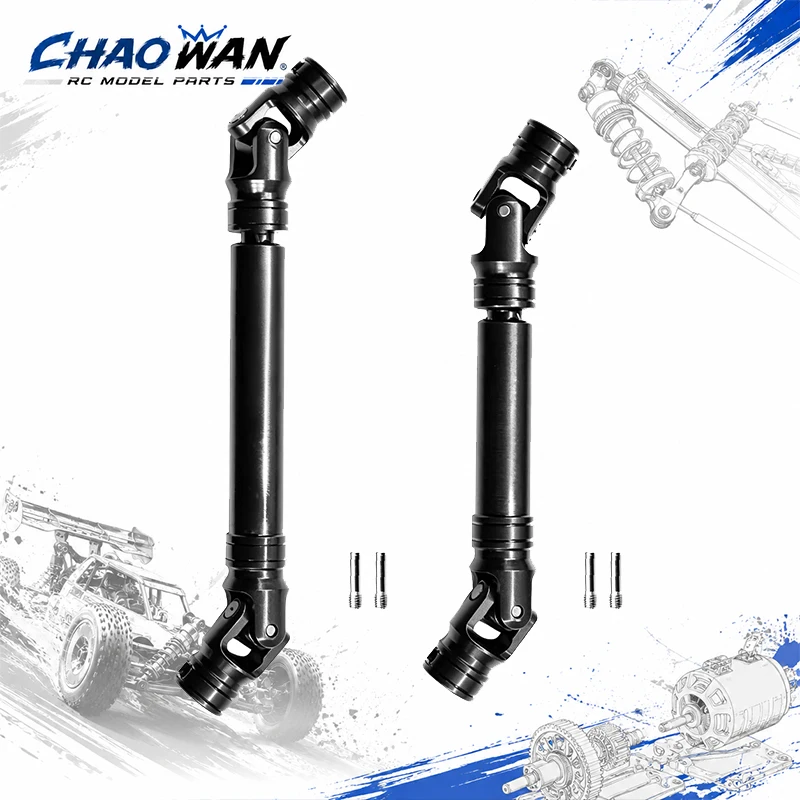 1PCS Metal Driveshaft Internal Spline Cardan Shaft Upgrade for 1/10 RC Crawler Axial SCX10 Wraith TRX4 - Accessory Part