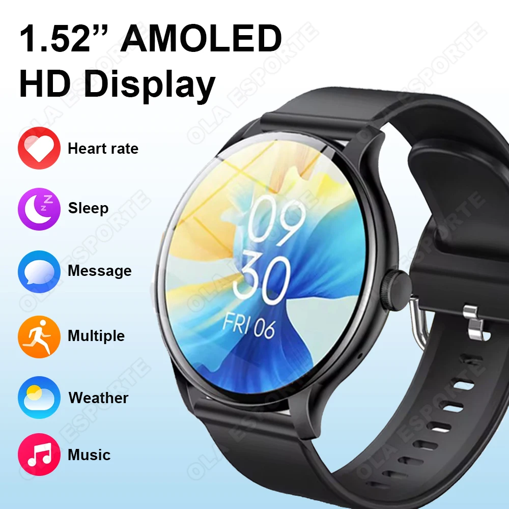 

Men Women NFC Smart Watch Bluetooth Call Message Preview Pedometer Multiple Sports Modes Smartwatch Heart Rate Sleep Monitoring