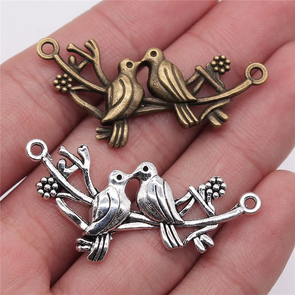 Classic Bird Shape Metal Jewelry Link Connectors Making Accessories For DIY Handmade Craft Supplies