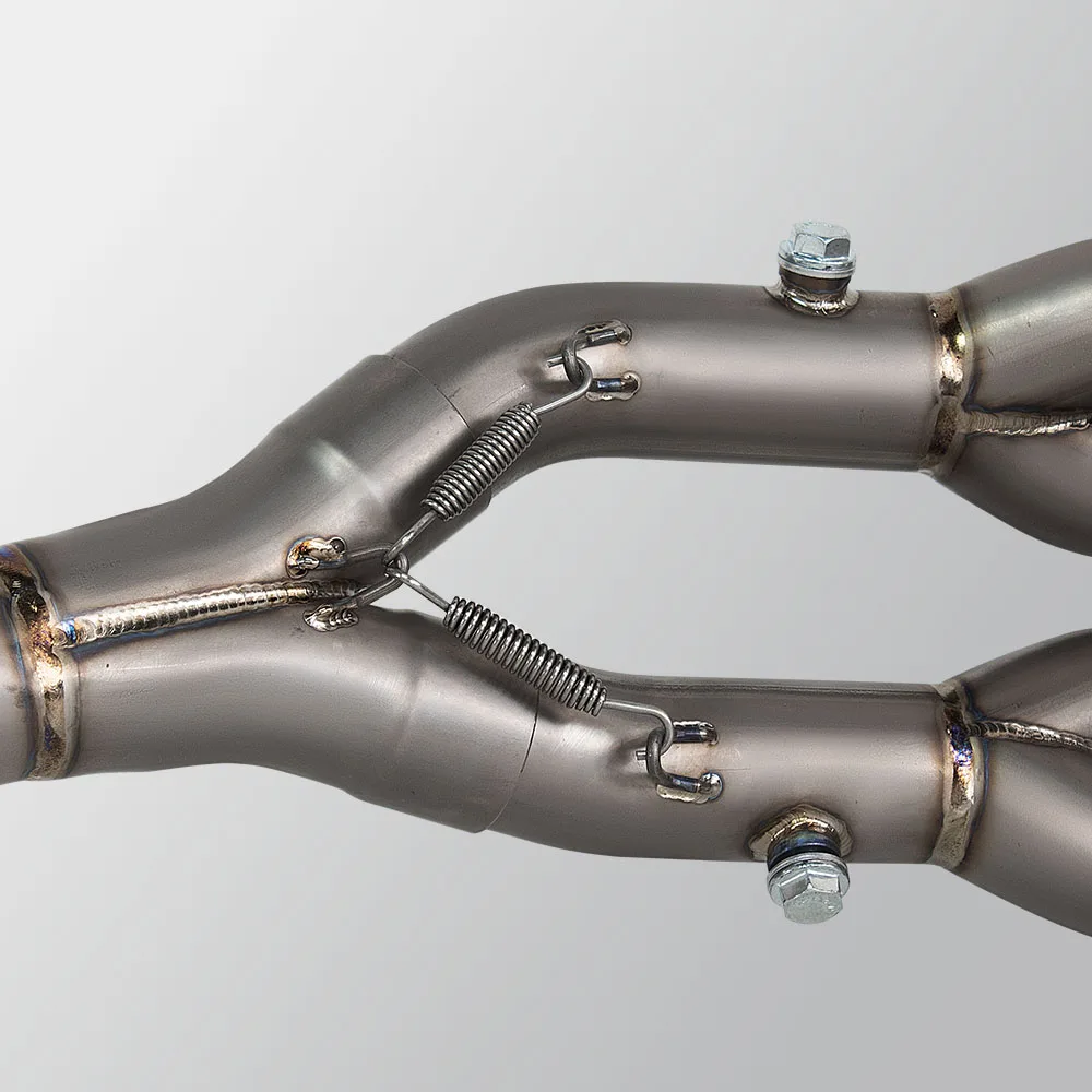 Motorcycle Exhaust Modify For BMW S1000R 2014-2020 S1000RR 2010-2018 Escape Titanium Front Link Pipe 60MM Racing Header Tube Kit