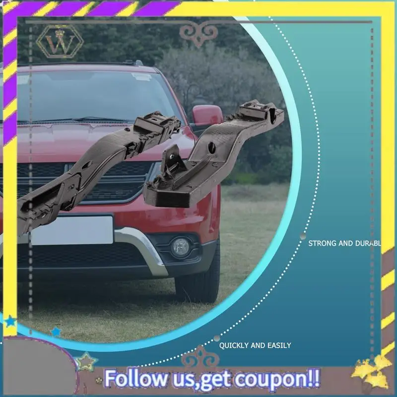 

L38A-For Dodge Journey 2009-2017 2Pcs Front Bumper-Support Bracket Left & Right Side 5178410AD 5178411AD