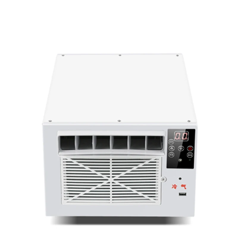 

Desktop Air Conditioner Household Air Cooler Mini Air Conditioning With Remote Control LED Control Panel 12-Hour Timer