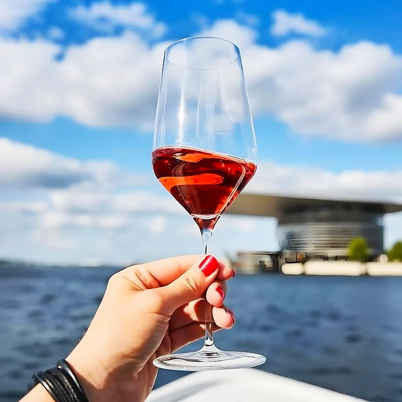 JINYOUJIA 0.4mm Paper Thin 400ml White Wine Sweet Wine Glass Handmade Crystal Premium Quality Wine Glass Cups Zalto Style Goblet