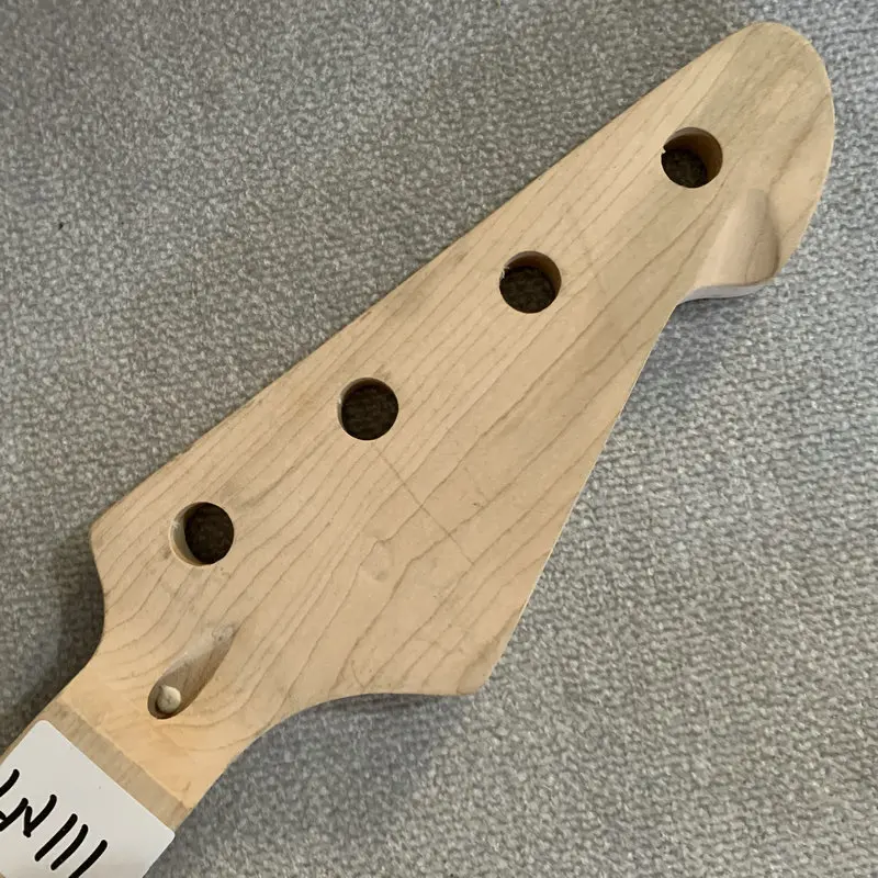 LN111 4-String Electric Bass Guitar Neck 20 Frets Right Hand Genuine Peavey DIY Part - Unpainted No Logo No Frets Unfinished