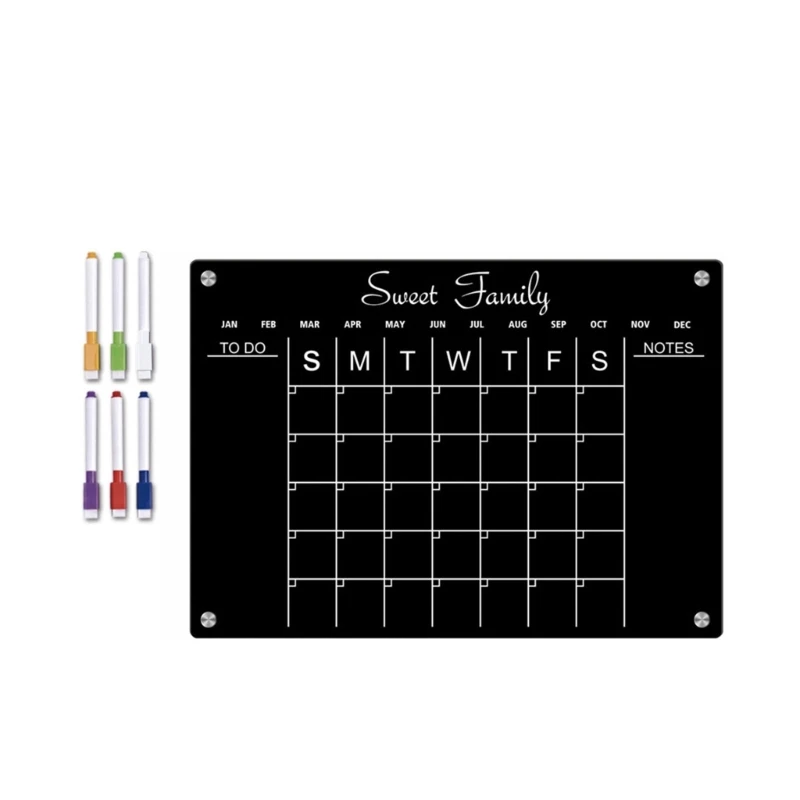 자석 달력 칠판 주간 플래너 냉장고 달력 할 일 목록 보드