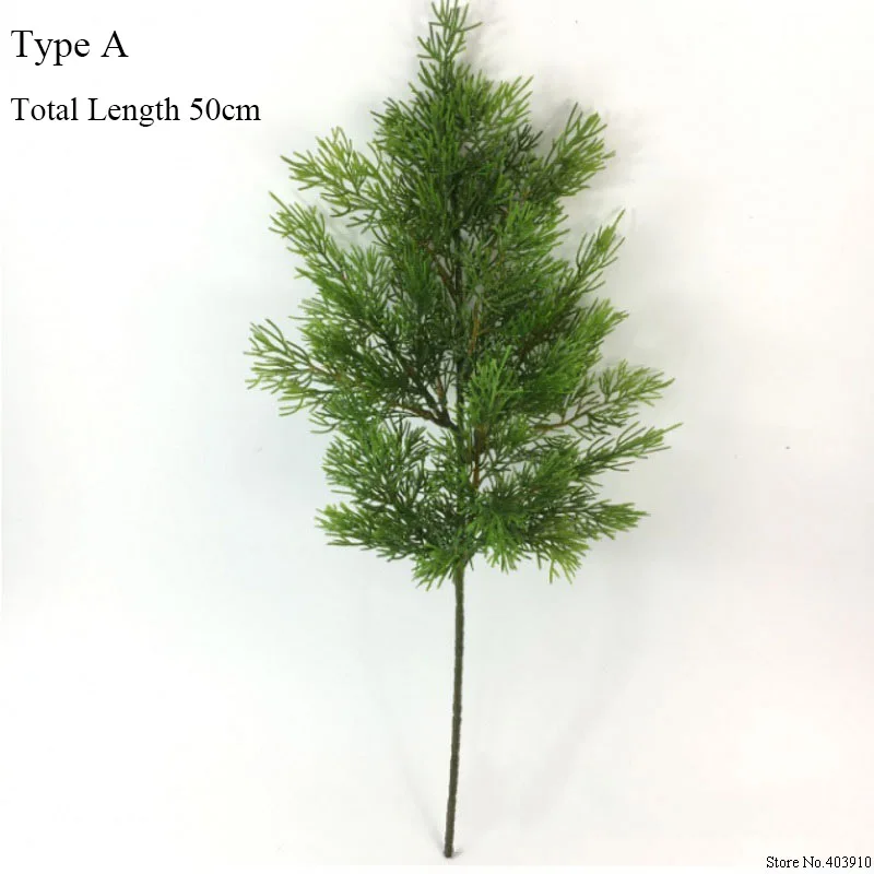 Artificial Green Cypress Tree Leaf Pine Needle Leaves Branch Christmas Wedding Home Office Hotel Decoration