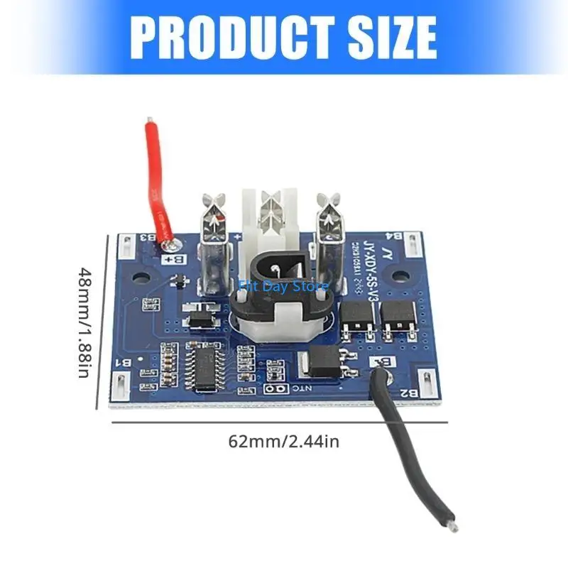 F92C الزوايا الكهربائية طاحونة 21V بطارية لوحة حماية يدوية الحفر ملحقات البطارية لوحة حماية حزمة البطارية حزمة