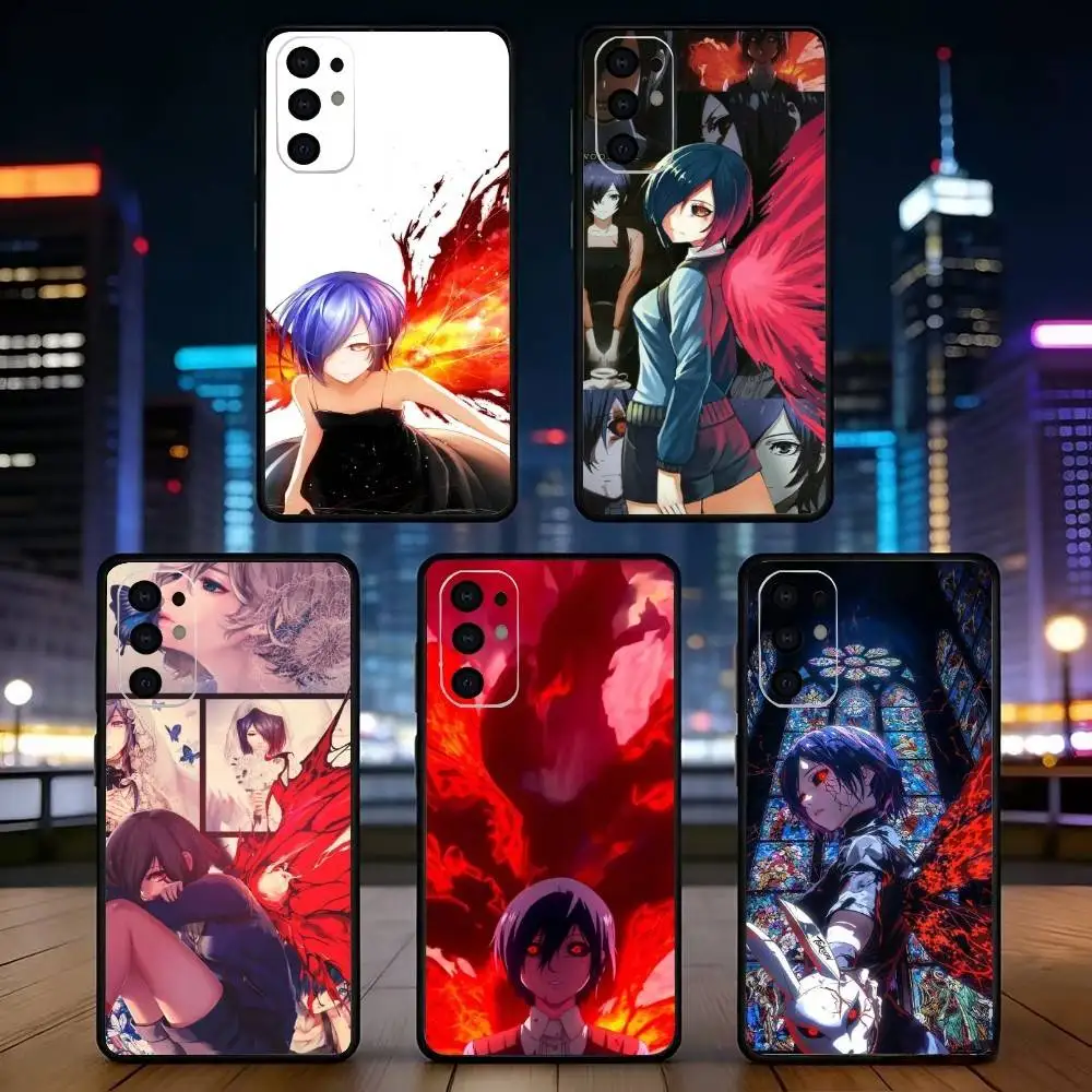 Anime T-Tokyo G-Ghoul Touka Kirishima Phone Case For Samsung S25,S24,S21,S22,S23,S30,Ultra,S20,Plus,Fe,Lite,Note,10,Black Cover