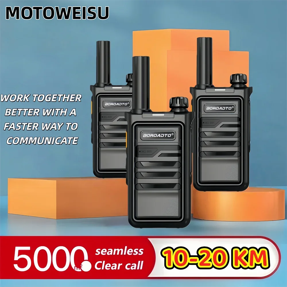 اسلكية تخاطب طويلة المدى 10 كجم عالية الطاقة اتجاهين راديو للتخييم في الهواء الطلق التنزه البناء IP67 مقاوم للماء USB قابلة للشحن #1