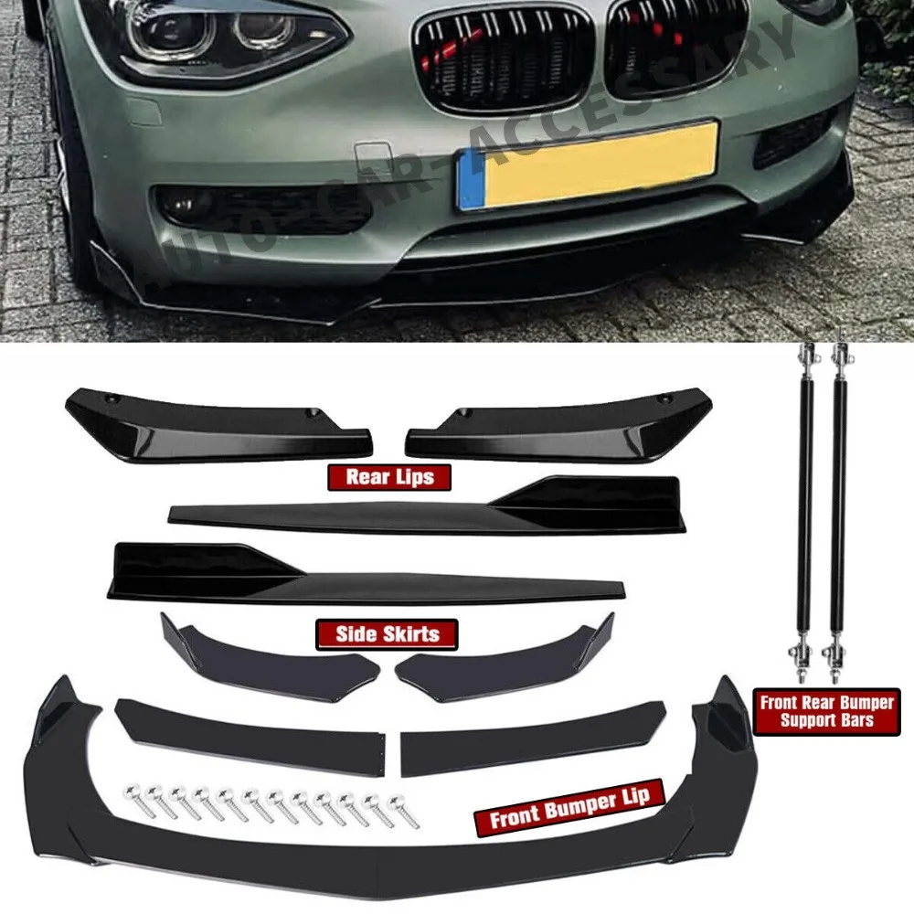 

For BMW Front Rear Bumper Lip Spoiler Splitter Body Kit Side Skirt United States