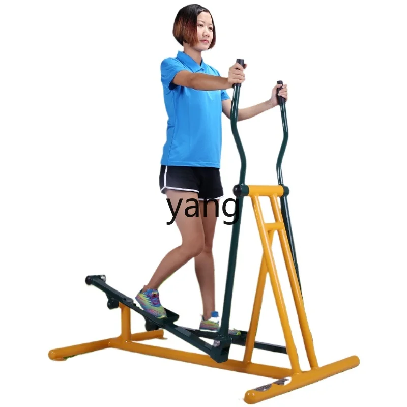 

LXL Outdoor Fitness Equipment Community Park Square Sports Equipment Path Single Connection Elliptical Traine