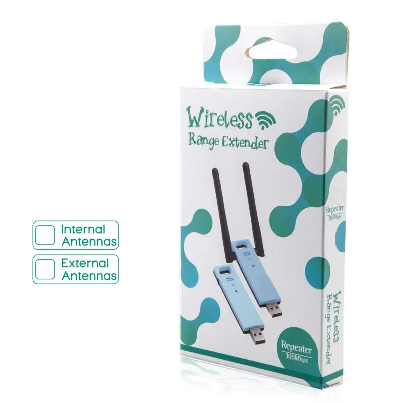 Wireless 2.4G 300Mbps USB WiFi Repeater Extender Signal Amplifier Booster Long Range Router Home Network Extension