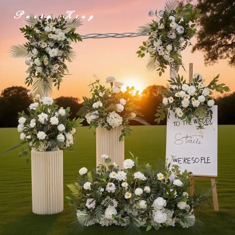 

Artificial Flowers Wedding Decoration Arch Floral Arrangement Silk Flowers for Ceremony Decor Home Decor Accessories