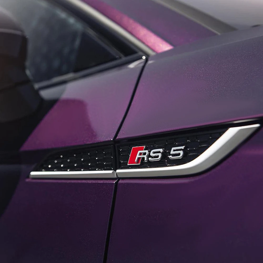 

2pcs ABS RS5 ABT Badge Car Fender Side Wing Logo Stickers For Audi quattro S3 S4 S5 S6 A3 A4 B8 8P B9 8V A5 A6 C7 A7 Q3 Q5 Q7