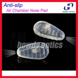 100pieces= 50pairs 14mm Anti-slip High Quality Glasses Eyeglasses Silicone Air Chamber nose pads Super Light Soft
