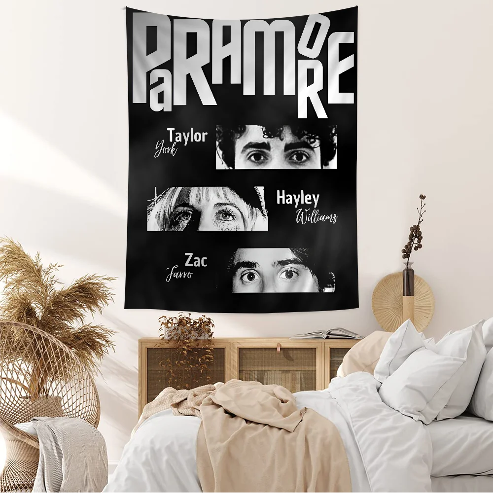 Singer P-Paramore 2023 Tour Music Album Hanging Bohemian Tapestry Cheap Hippie Wall Tapestries Mandala Wall Hanging Home Decor