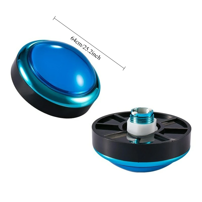 60mm 100mm Full Blue Baolian Button Switch Arcade Game Machine Deluxe Edition Devil City Voice Answer Coin Operated Games