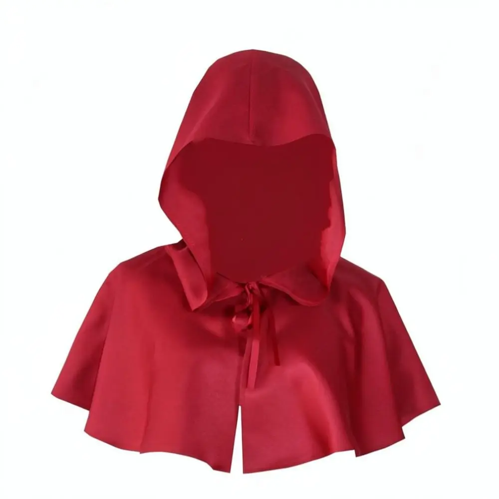 Medieval Hooded Cape Halloween Costume Adult Reaper Cloak Witch Robe Cosplay Fancy Dress Party Performance Apparel