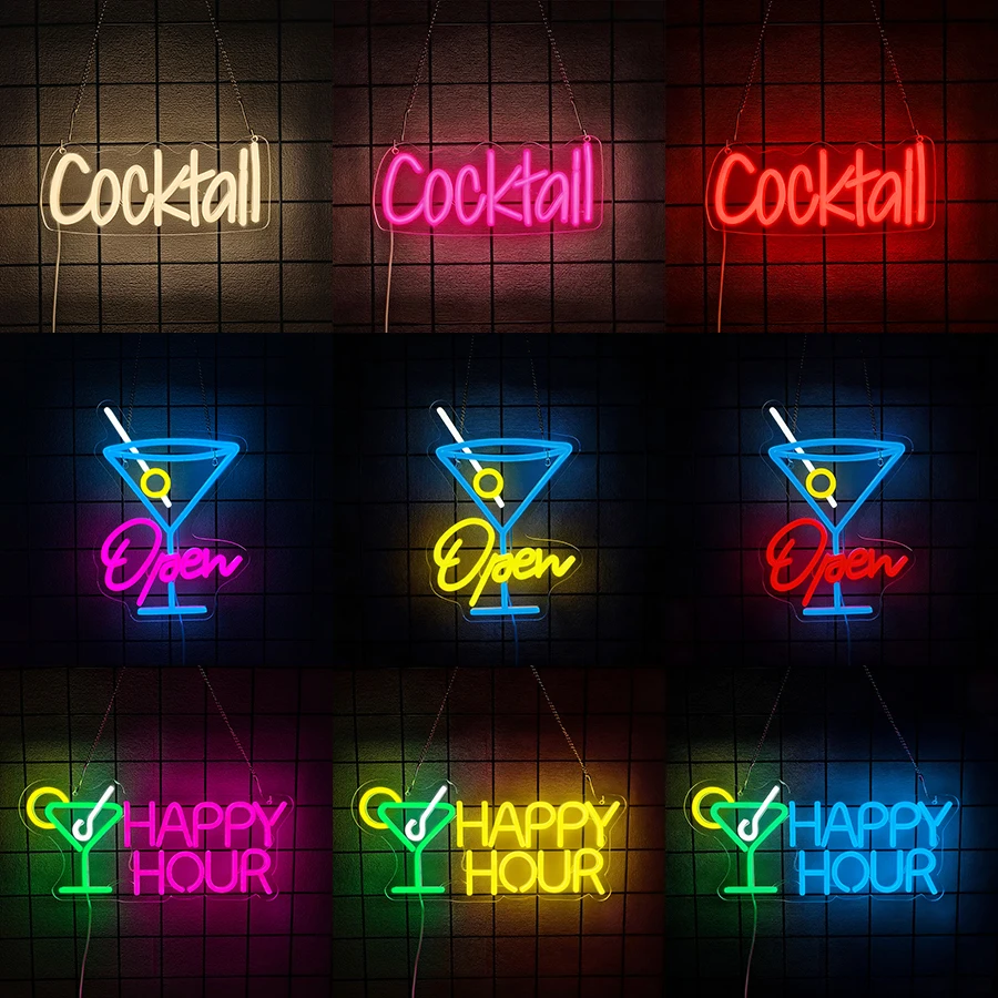 Cocktail Neon Sign,…