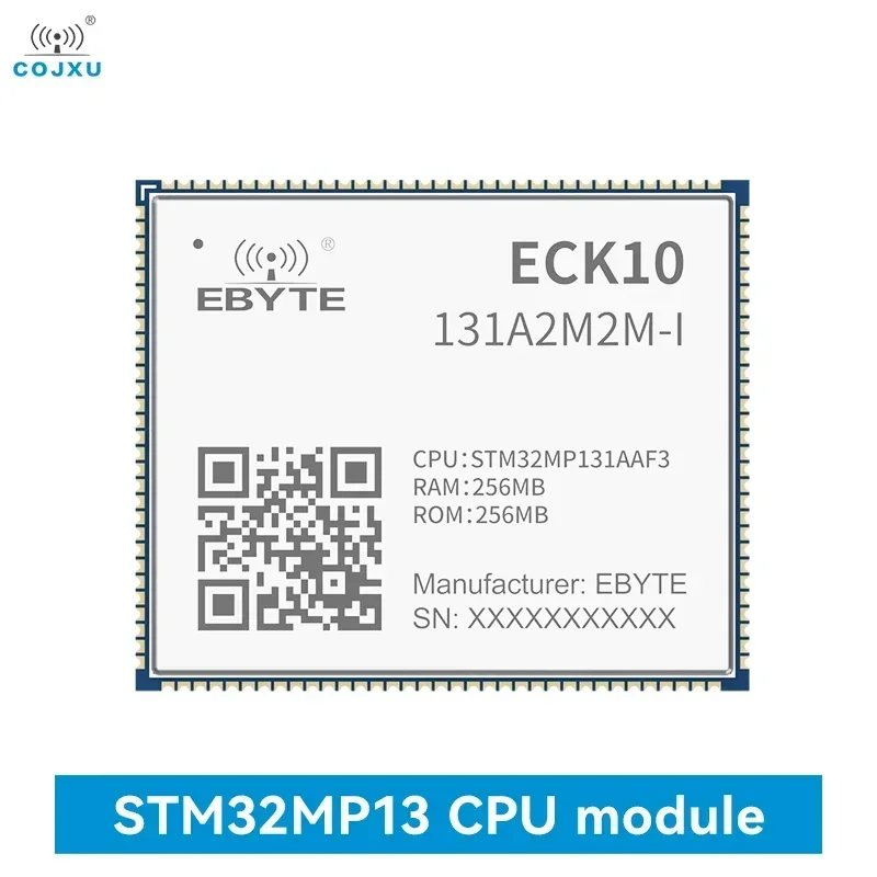 

STM32MP13 Система Linux SOM 650 МГц COJXU ECK10-131A2M2M-I DDR3 256 МБ NAND FLASH с покрытием Полуотверстие ARM Cortex A7 Отверстие для штампа