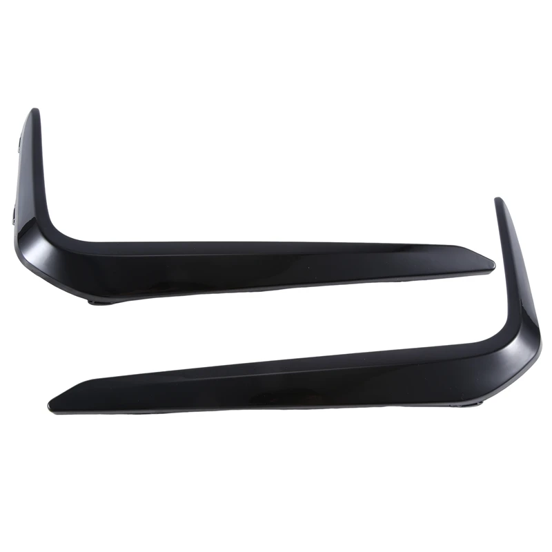 Black Car Fog Lamp Cover Trim Strips For BMW 5 Series G38 M Sport 2018-2020 Spare Parts Accessories 51118070541 51118070542