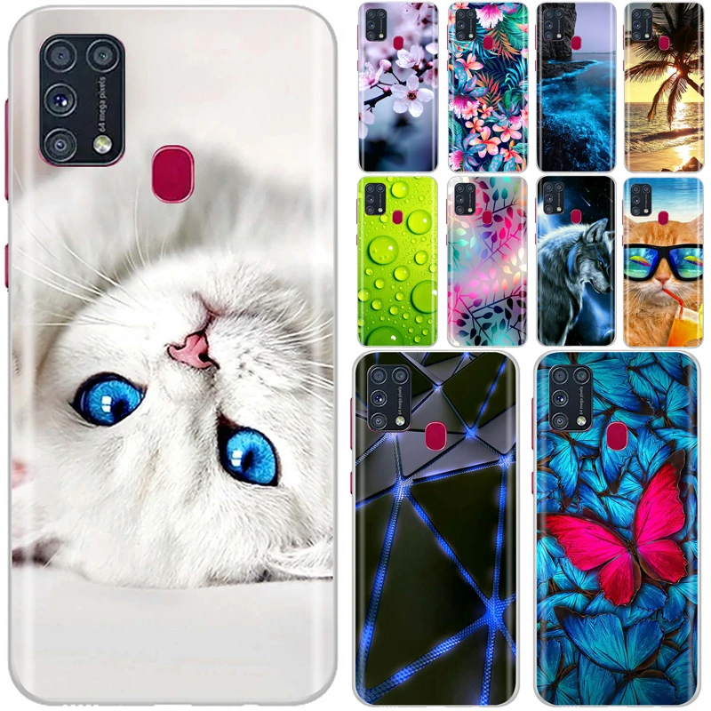 Case For Samsung Galaxy M31 Case Silicone Soft TPU Back Cover Phone Case For Samsung M31 M 31 M315 6.4 Case Funda Coque Bumper