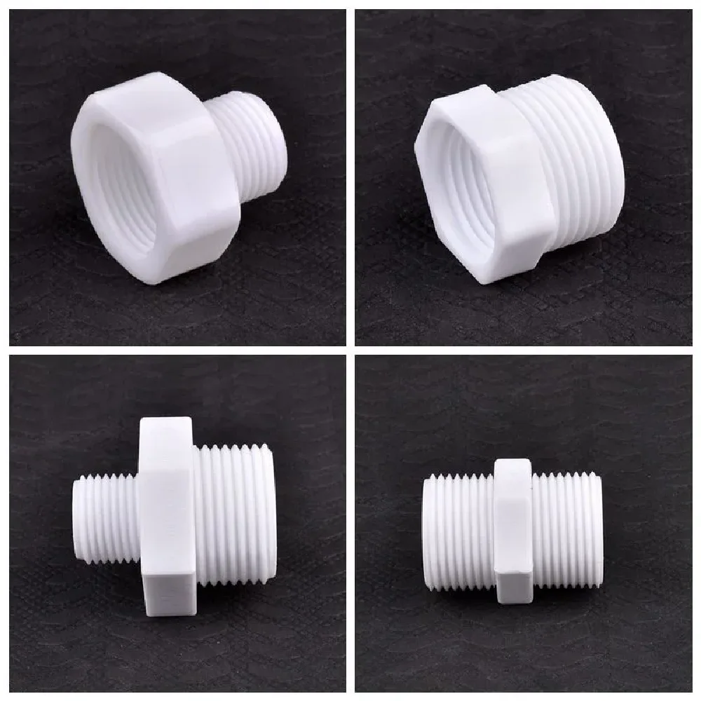 

1~20pcs 1/2" 3/4" 1" Male/Female Thread Bushing Connector Equal/Reducer Nipple Joint Aquarium Tank Garden Water Pipe Connector