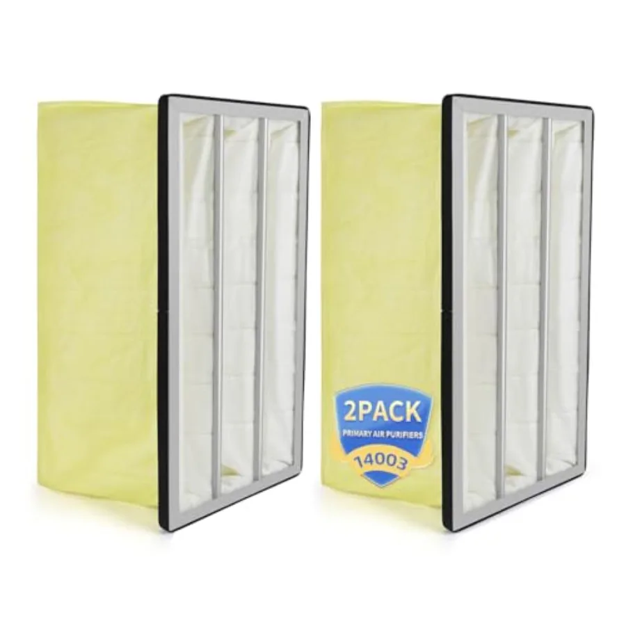 

Внутренний воздушный фильтр 24x12x12 MERV 14, совместимый с JET AFS-1000B, AFS-1000C, 708733 и JDS Air-Tech HP Air-Tech 750-ER 14003