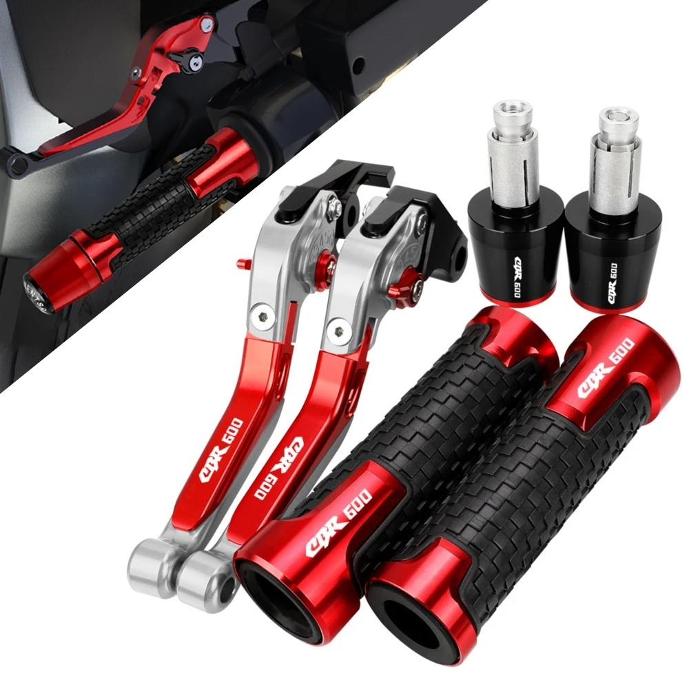 

For Honda CBR600 F2 F3 F4 F4i 1991-2007 Motorcycle Accessories Extendable Adjustable Brake Clutch Levers Handlebar Grips Ends