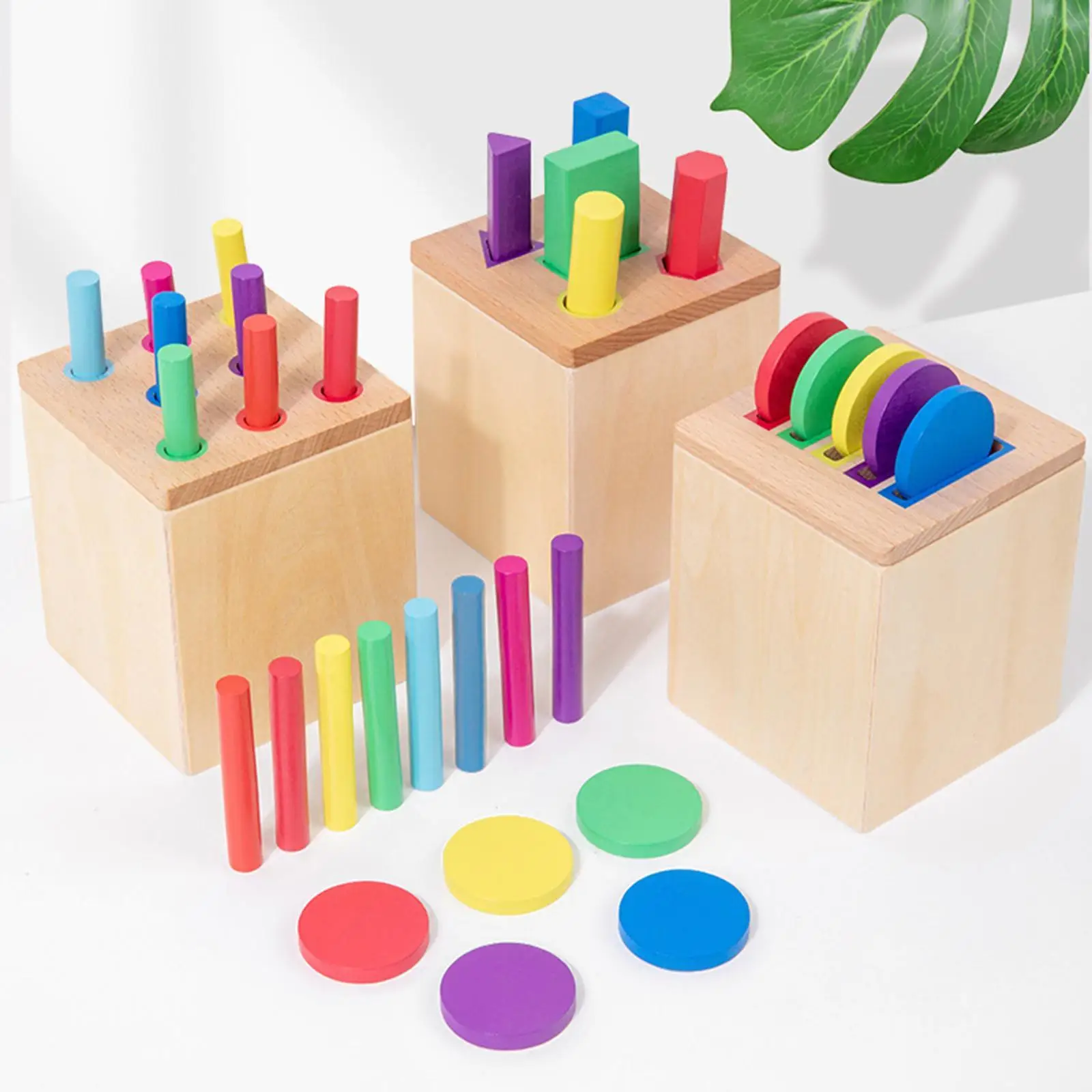 Holzfarbenes Sortierspielzeug für Babys, Feinmotorik, Holzkiste, Spielzeug für Kleinkinder, 12–18 Monate, Kind, 1–3 Jahre alt, Geburtstagsgeschenke