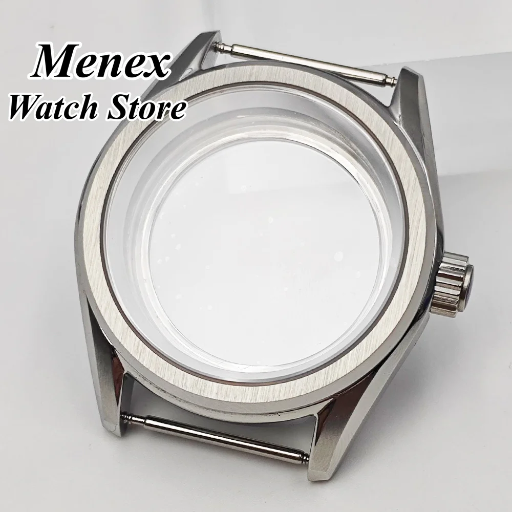 

Корпус для часов NH35, 38 мм, серебристый, с сапфировым стеклом, подходит для механизмов NH34, NH35, ETA2824, 2836, Miyota82-DG, аксессуары и запчасти для часов.