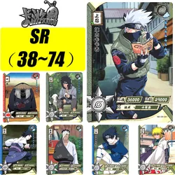 Kayou-Tarjeta SR de la serie Naruto, tarjeta Flash de colección de juguetes raros de Naruto, norikaze, Minato, Uchiha Sasuke, regalo de cumpleaños y Navidad, 38 ~ 74