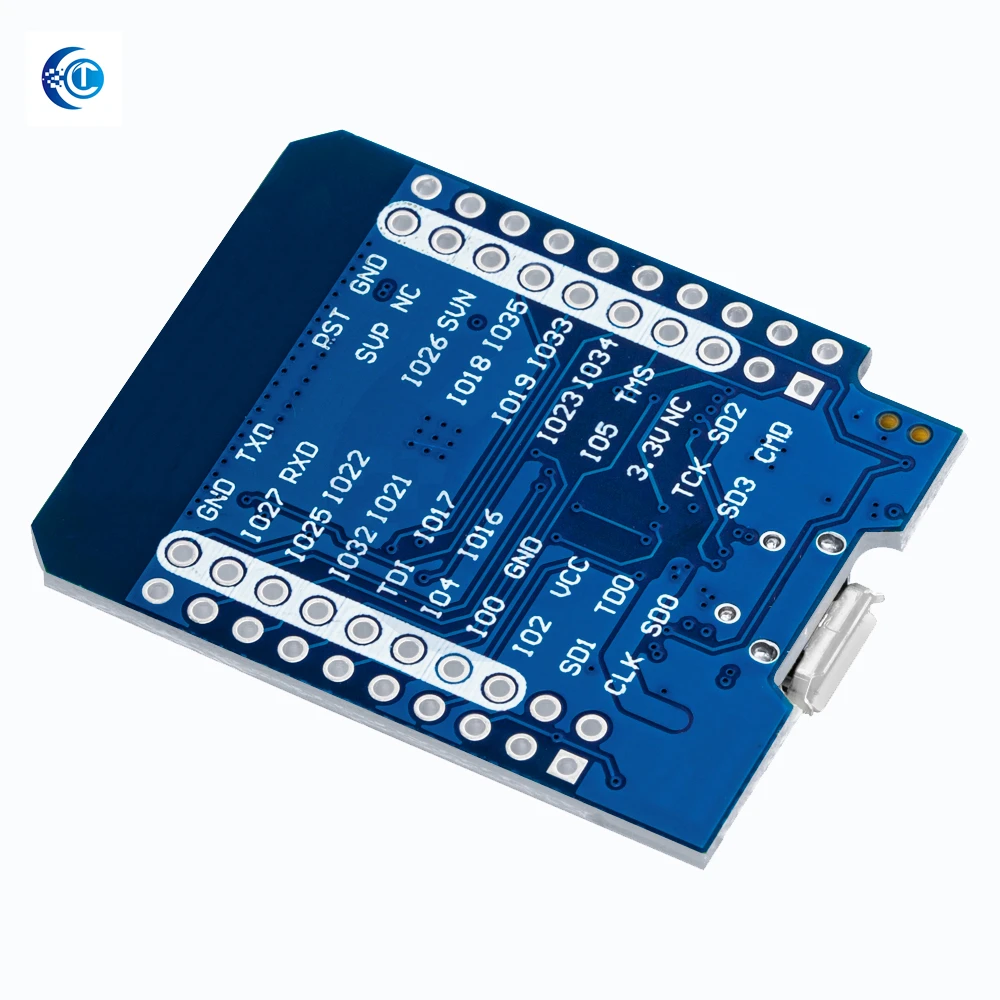 For Wemos Mini D1 ESP8266 ESP32  CH9102X  ESP-32S WIFI Bluetooth CP2104 Development Board Module For Arduino With Pins