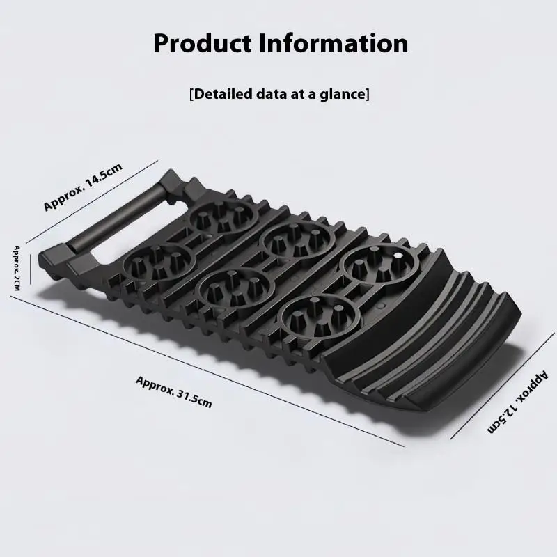 Car Tire Emergency Anti-skid Board Recovery Tracks Traction Mat Board Snow Chain Shovel Ramps Pad Off Road Accessories view 6