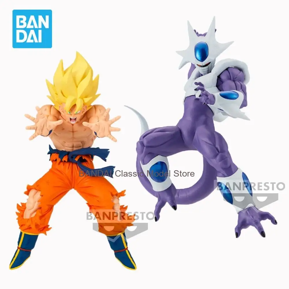 Banpresto Anime Dragon Ball Z Figurines Match Makers Super Saiyan Goku Gooler Action Figures DBZ Figurals Collection Model Toys
