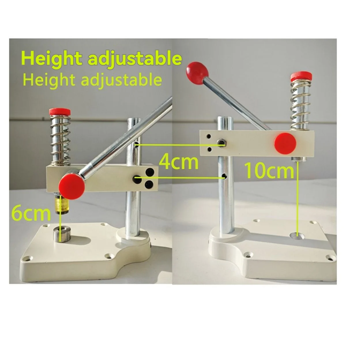 

ABNJ Multifunctional Hand Button Installation Machine for DIY Covered Fabric Button Pearl Cap Rivets Handmade Accessories