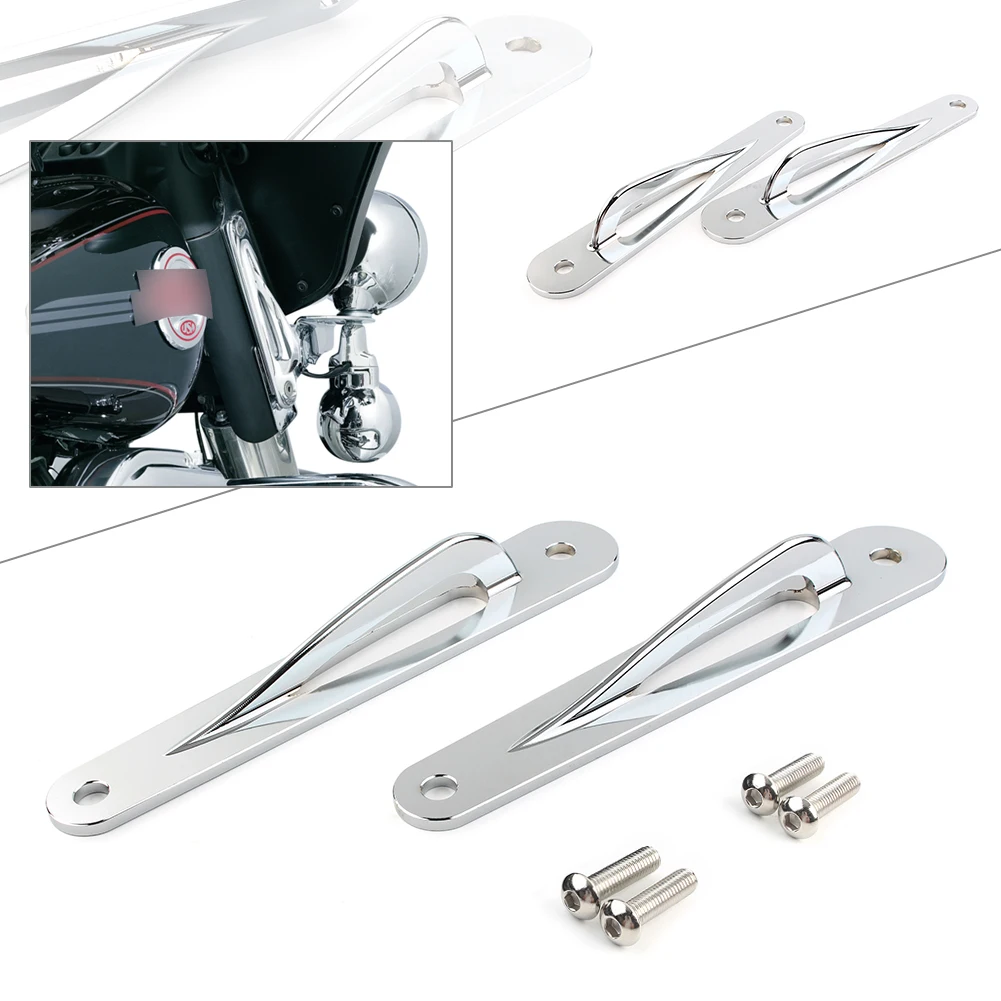 Motorcycle Custom Tie-Down Brackets Teardrop For Harley Electra Glides 1983-2013 & Road Kings 1994-2020 Motorbike Accessories