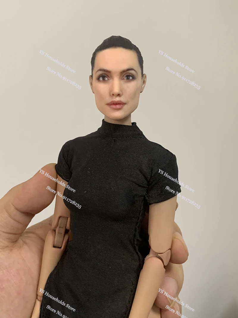1/6 1/12 Jennie Korean Group Beauty Girl Head Sculpt US Movie Female Actor Jolie Popular Singer Model Toy For 6