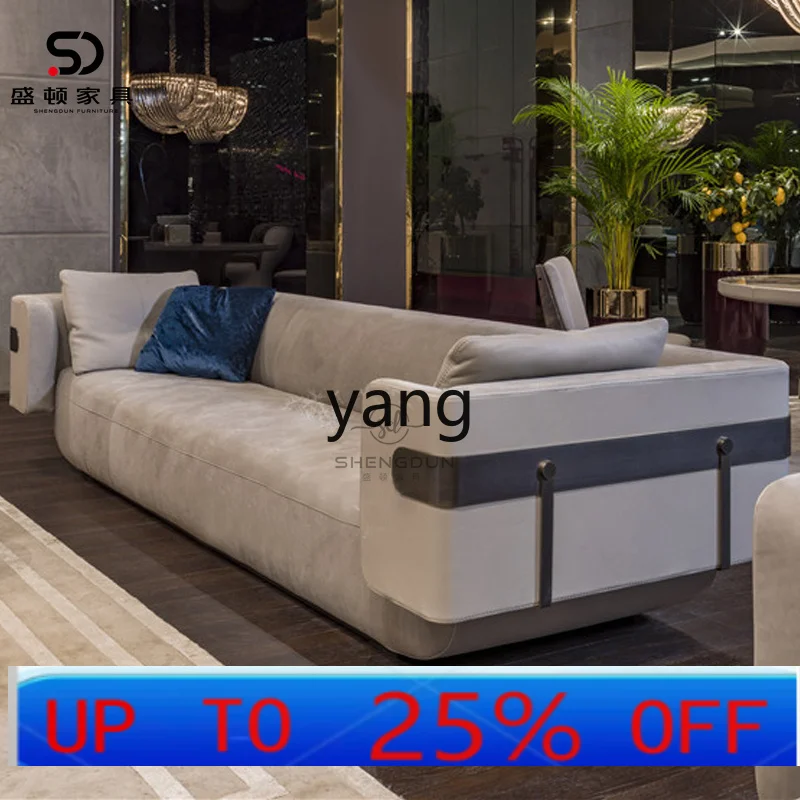 

LH Italian light luxury creative living room small apartment Nordic fashion double triple fabric sofa
