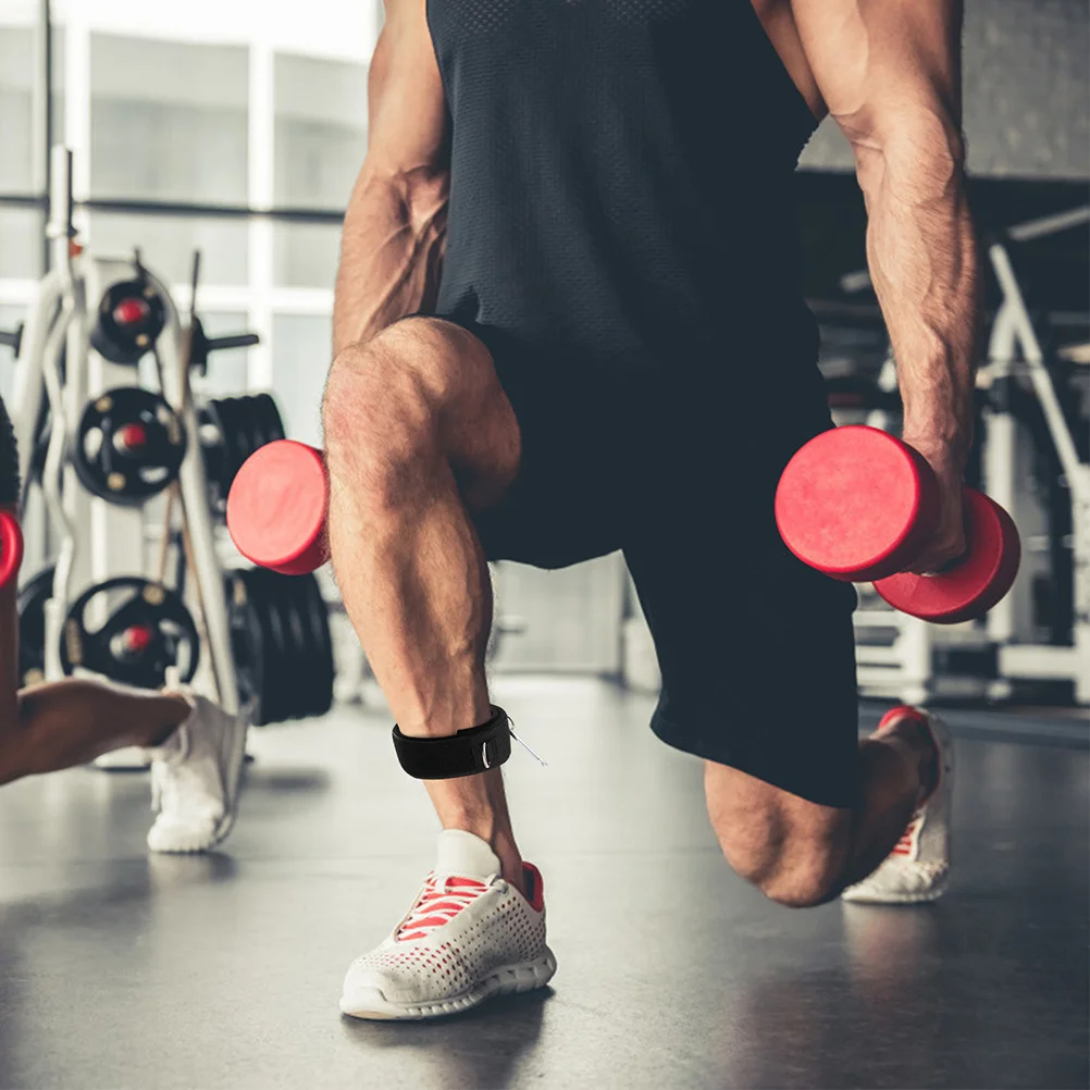 

2Pcs Leg Fitness Straps Nylon Resistance Bands for Thigh Strength Training Portable Gym Alternative Exercise Tool