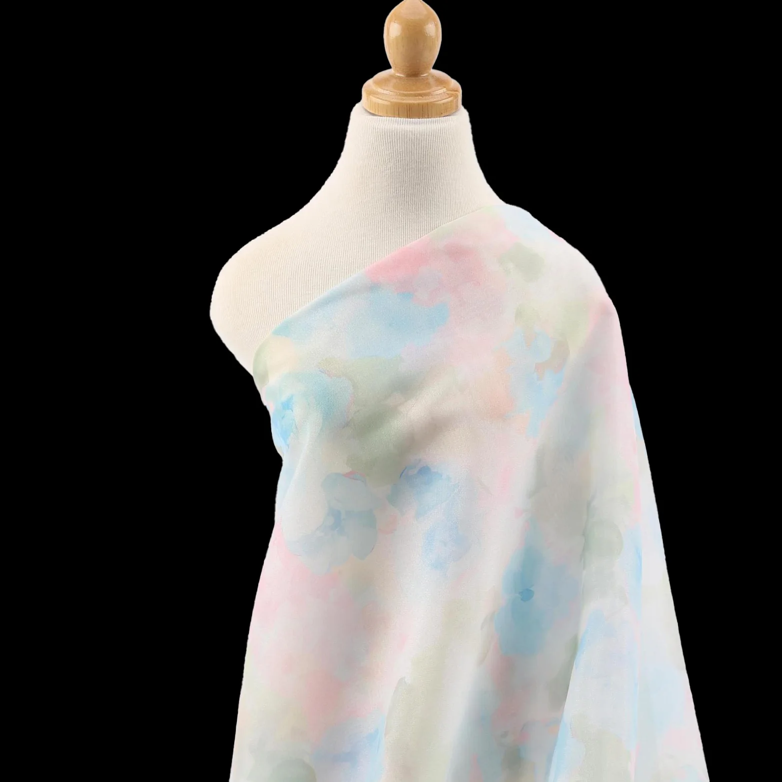 

Органза с принтом Halo, весна/лето, высокая чувственная ткань для платья Cheongsam, модная, приятная для кожи, мягкая ткань для одежды