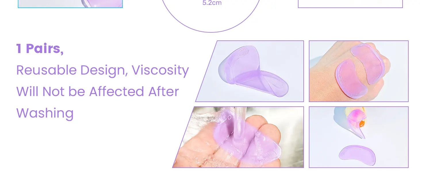 Libeauty Neue Jellyfish Sticky Lash Softening Pads Silikon Wimpern-Lifting-Pads Wimpernstäbchen Schutz Wimpern-Lifting-Zubehör Werkzeug – Detail 9