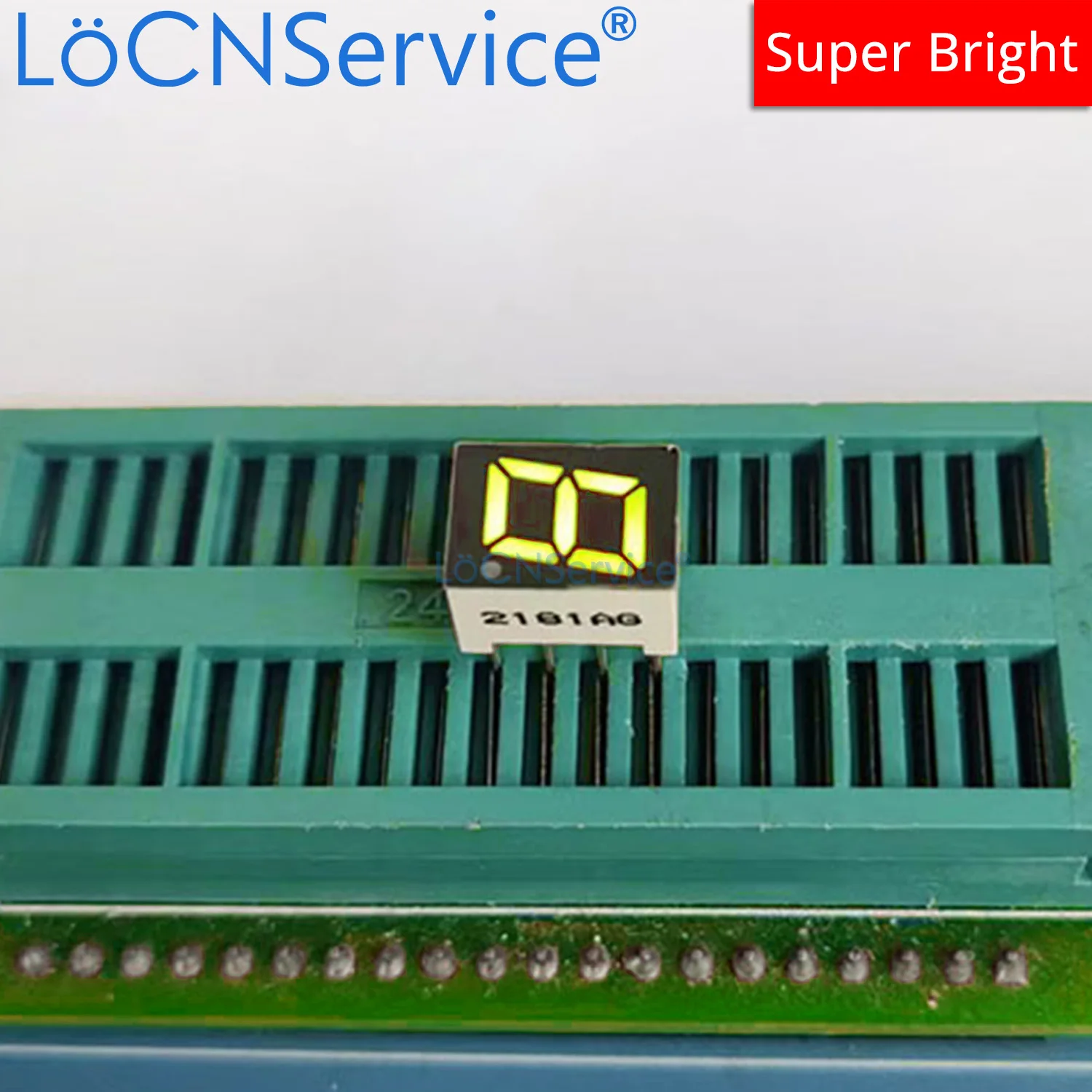 LoCNService 30PCS 0.28Inch Digital Tube LED Display 1 Bit Red Common Anode / Cathode 7 Segment 0.28 inch 1Bit