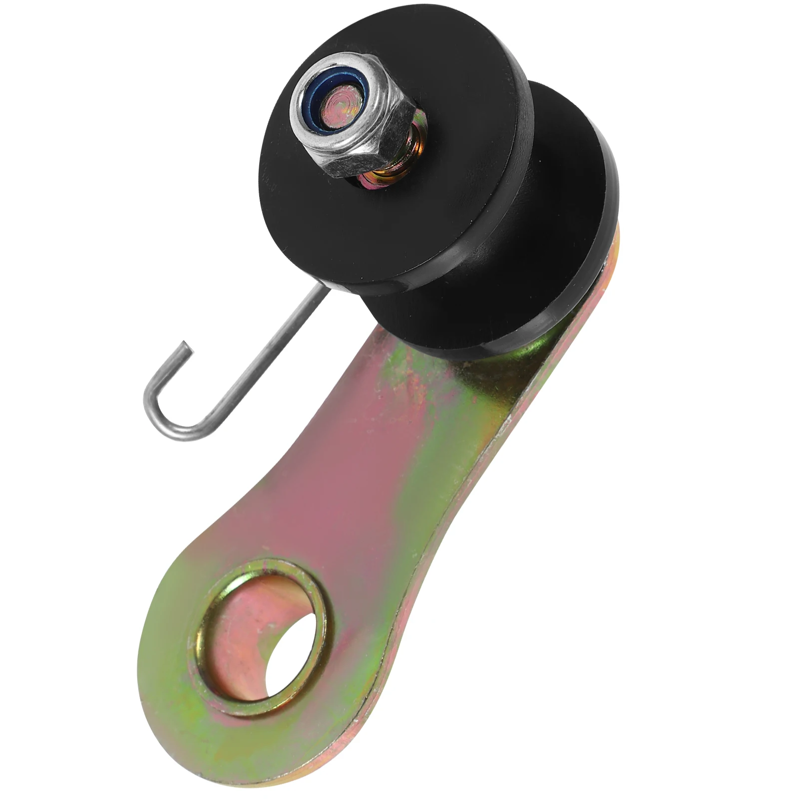 

Motorcycle Chain Tensioner Black Color Adjustable Roller Guide ATVParts Accessories Off-road Vehicles Compatibility Easy